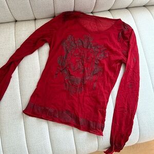 See through vive Maria top